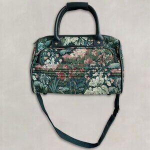 Vintage Atlantic Tapestry Carry On Travel Bag Rain Forest Multicolor W OS NWT OP